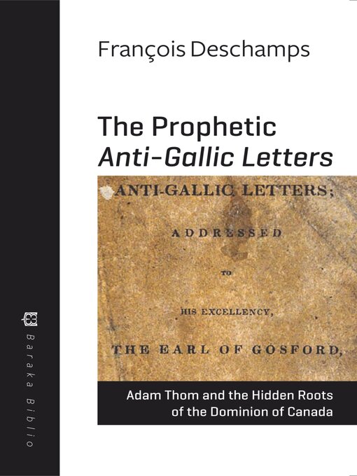 Cover image for The Prophetic Anti-Gallic Letters